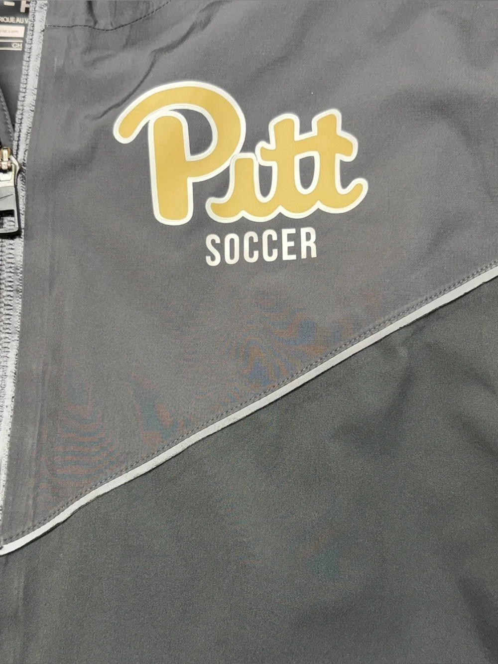 Nike Pitt Panthers Soccer Storm-Fit Hooded Rain Jacket Team Issued Dark Gray